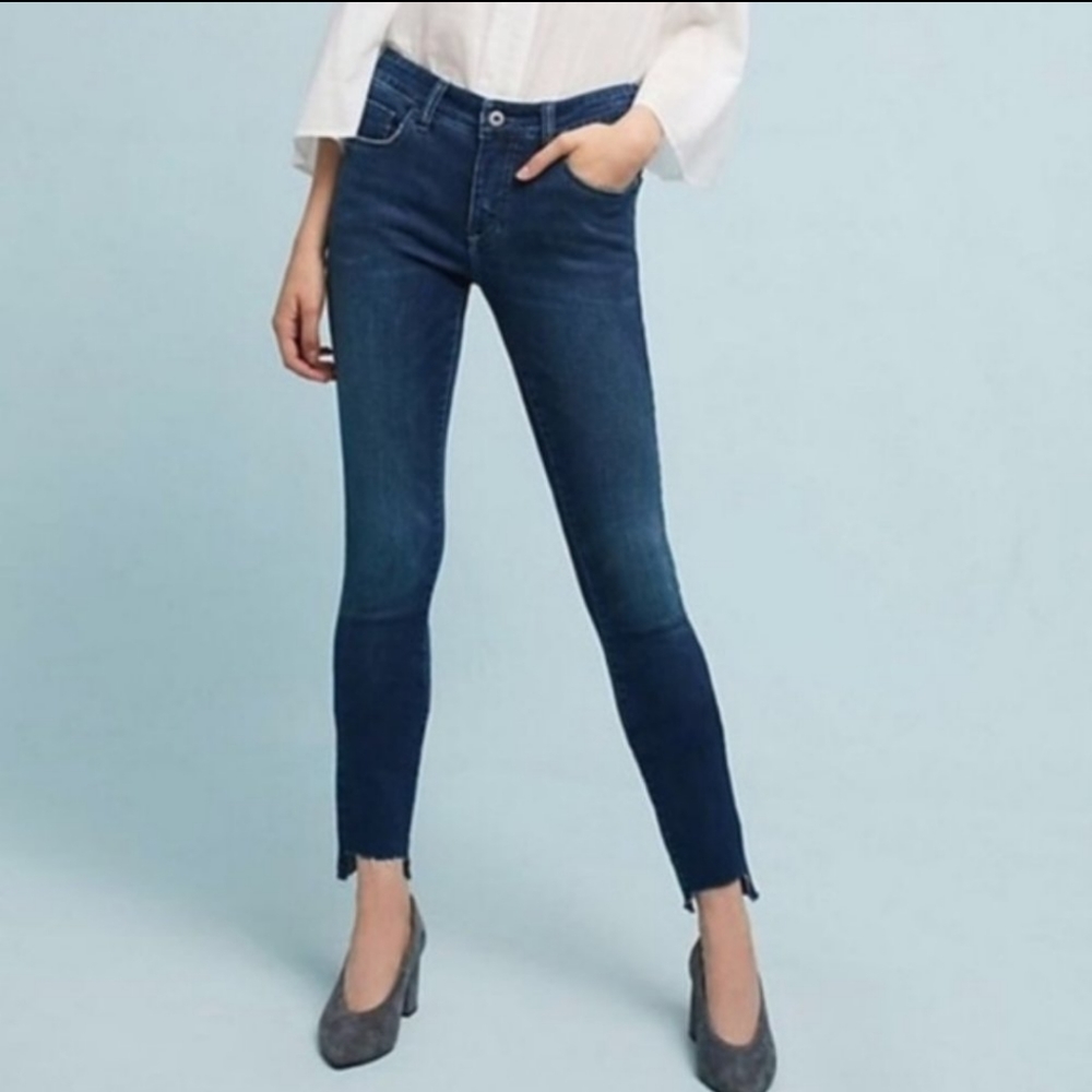 Anthropologie Pilcro and the Letterpress Mid-Rise Skinny Jeans Size 25